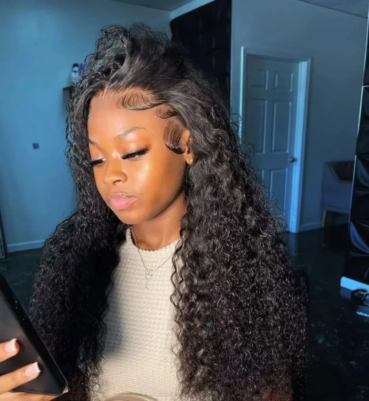 Hd Lace Frontal Wig Human Hair Pre Plucked - 13X4 13X6 Deep Wave Hd Transparent