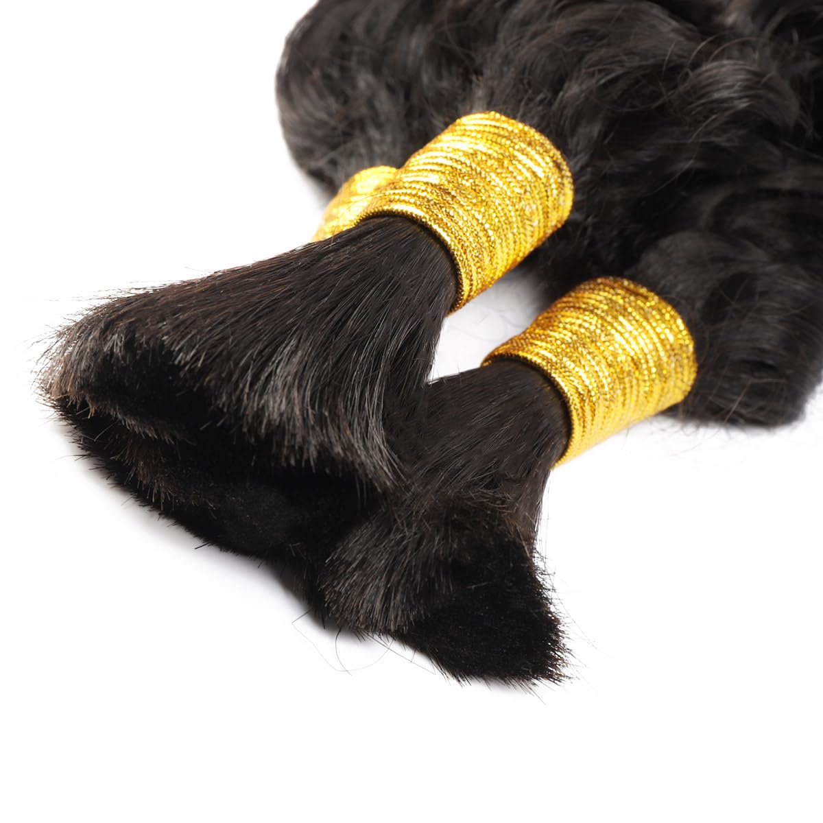Water Wave Human Braiding Hair - Water Wave Bulk Human Hair For Braiding 评论和价格