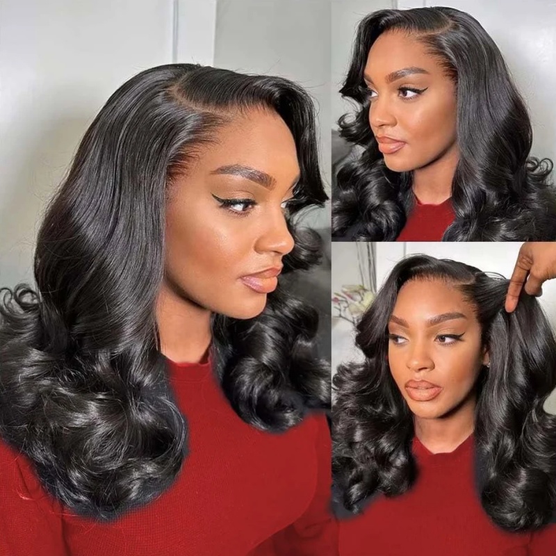 200% Body Wave HD Lace Frontal - Glueless Wear And Go Human Hair Wig 评论和价格
