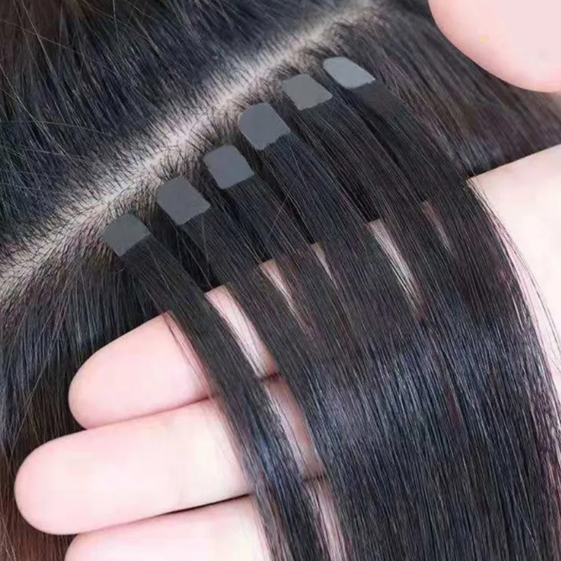 Mini Tape Hair Extensions Huma - Invisible Tape In Extensions Real Hair 评论和价格
