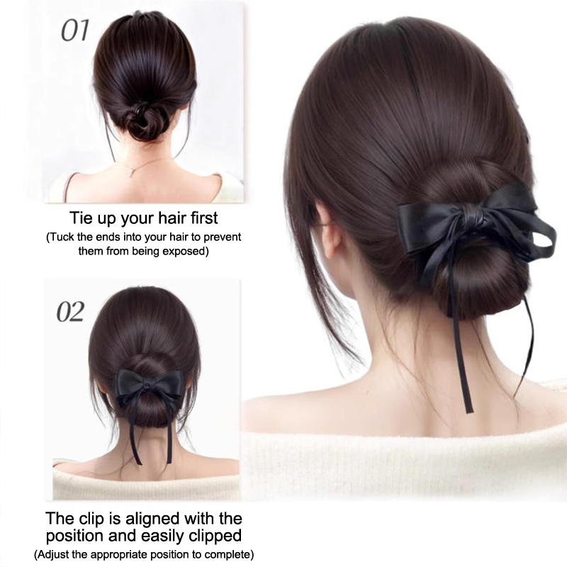 Low Bun Wig Hair Clip-In Messy - Claw Clip Messy Bun Hair Piece 评论和价格