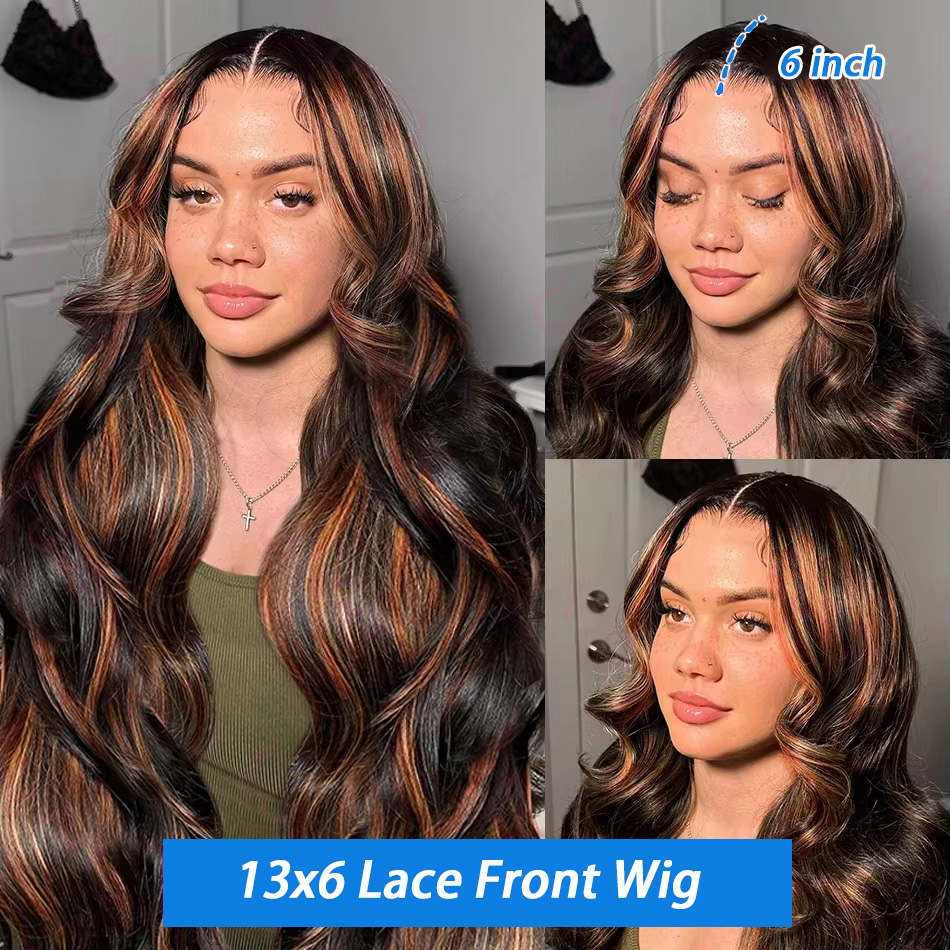 Highlight Ombre 13x4 Lace Fron - Lace Front Wigs 评论和价格