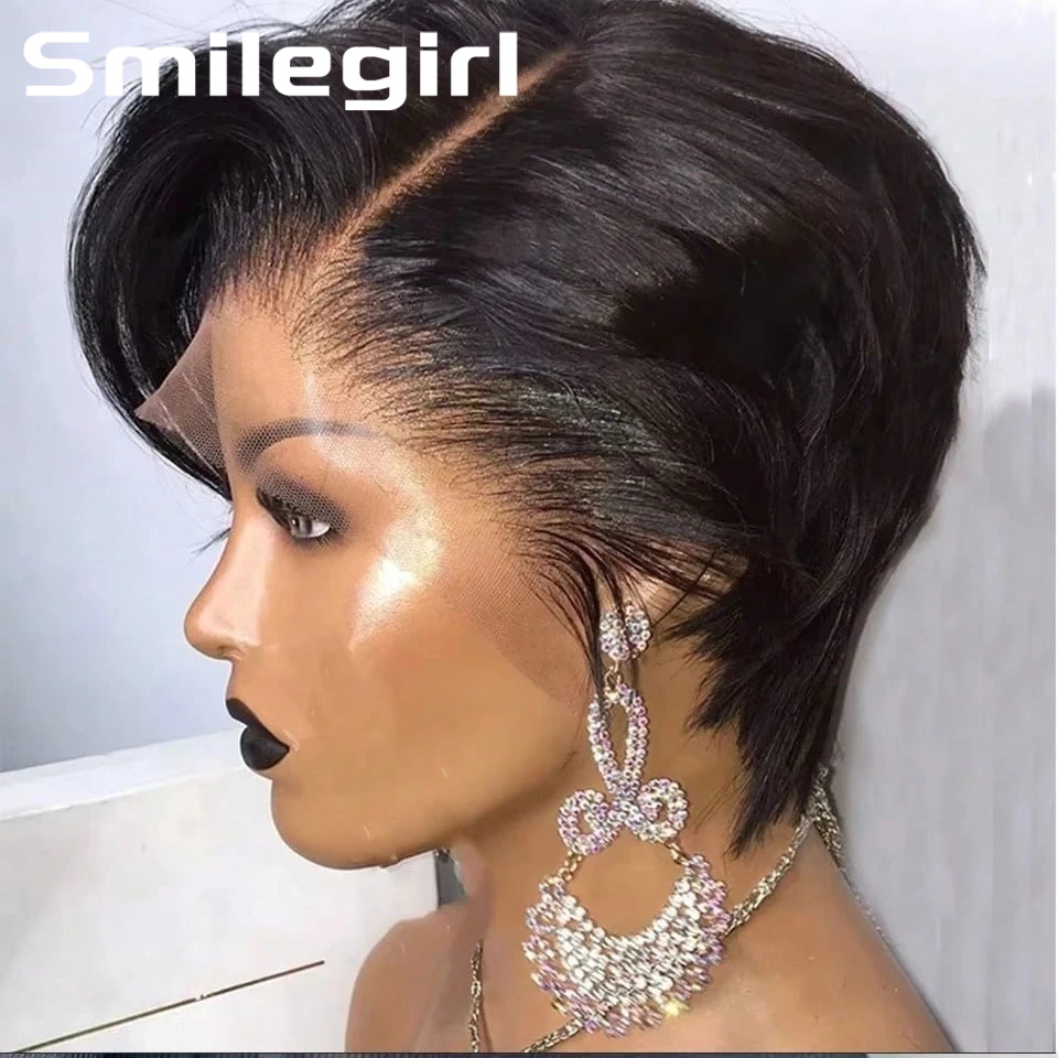 Short Cheap Wholesale Pixie Cu - Short Pixie Cut Wig Human Hair Cheap 评论和价格