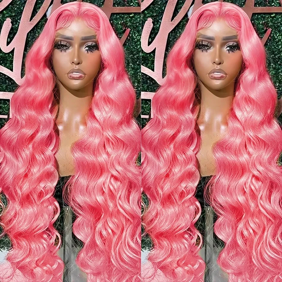 13x4 Body Wave Light Pink Lace - Lace Front Wigs 评论和价格