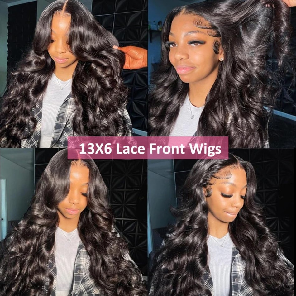 40 Inch Body Wave Human Hair W - Hd Lace Frontal Wig Human Hair Pre Plucked 评论和价格