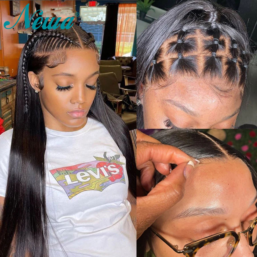 Ultra Fitted 13x6 HD Lace Fron - Hd Lace Frontal Wig Human Hair Pre Plucked 评论和价格