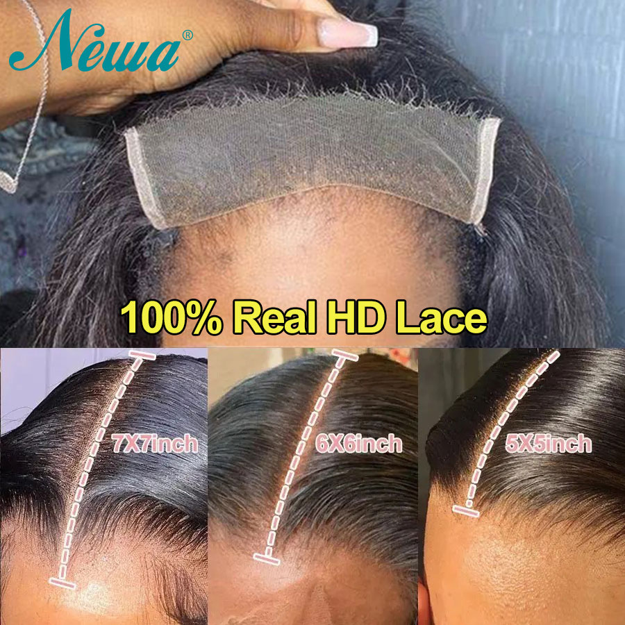 Ultra Fitted 13x6 HD Lace Fron - Hd Lace Frontal Wig Human Hair Pre Plucked 评论和价格