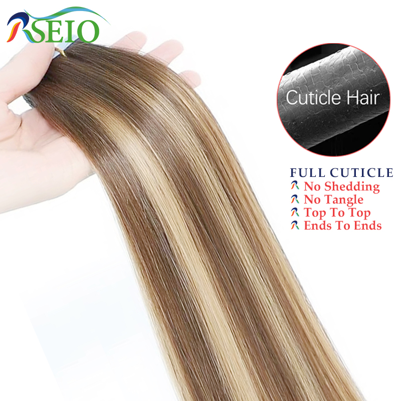 RSEIO Straight Tape In Human H - Invisible Tape In Extensions Real Hair 评论和价格