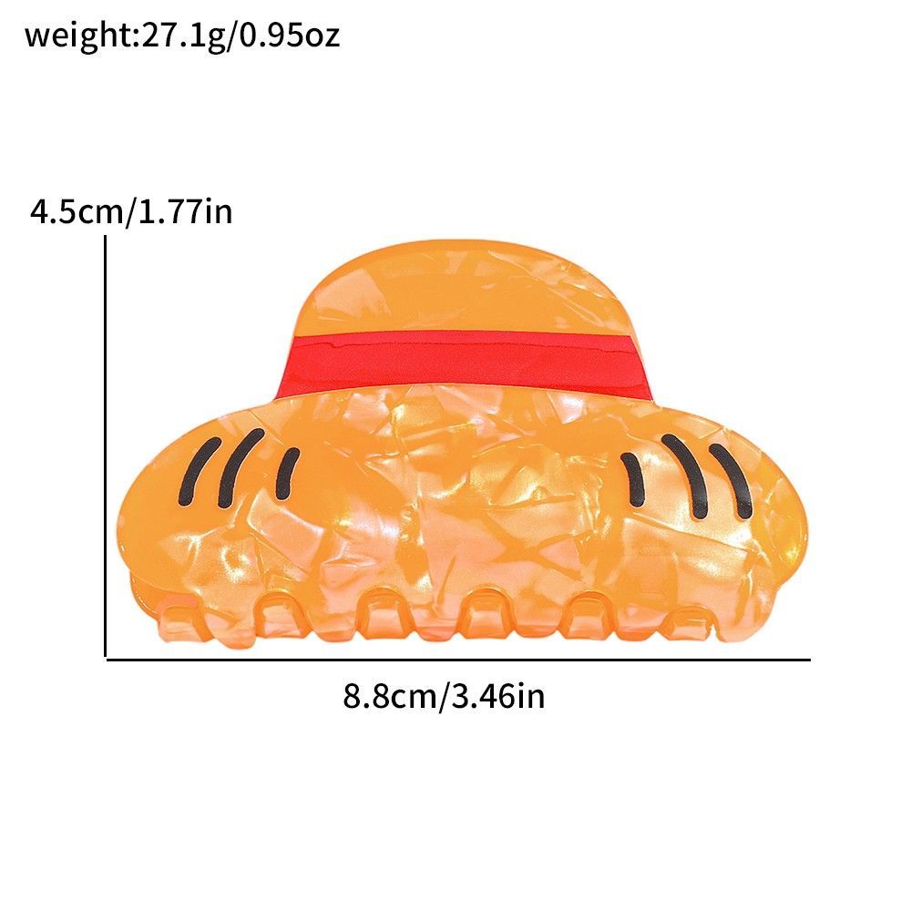 New One Piece Luffy Hat Hair C - Hair Clips 评论和价格