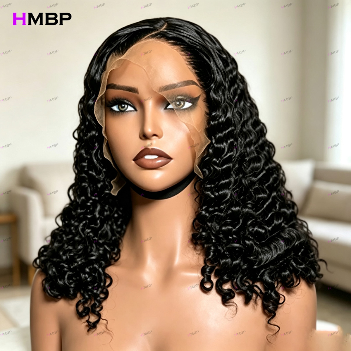 7x7 HD Lace Frontal Water Wave - Hd Lace Frontal Wig Human Hair Pre Plucked 评论和价格