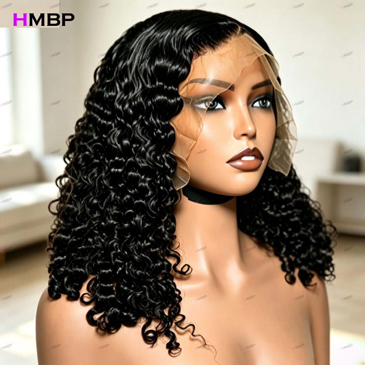 7x7 HD Lace Frontal Water Wave - Hd Lace Frontal Wig Human Hair Pre Plucked 评论和价格