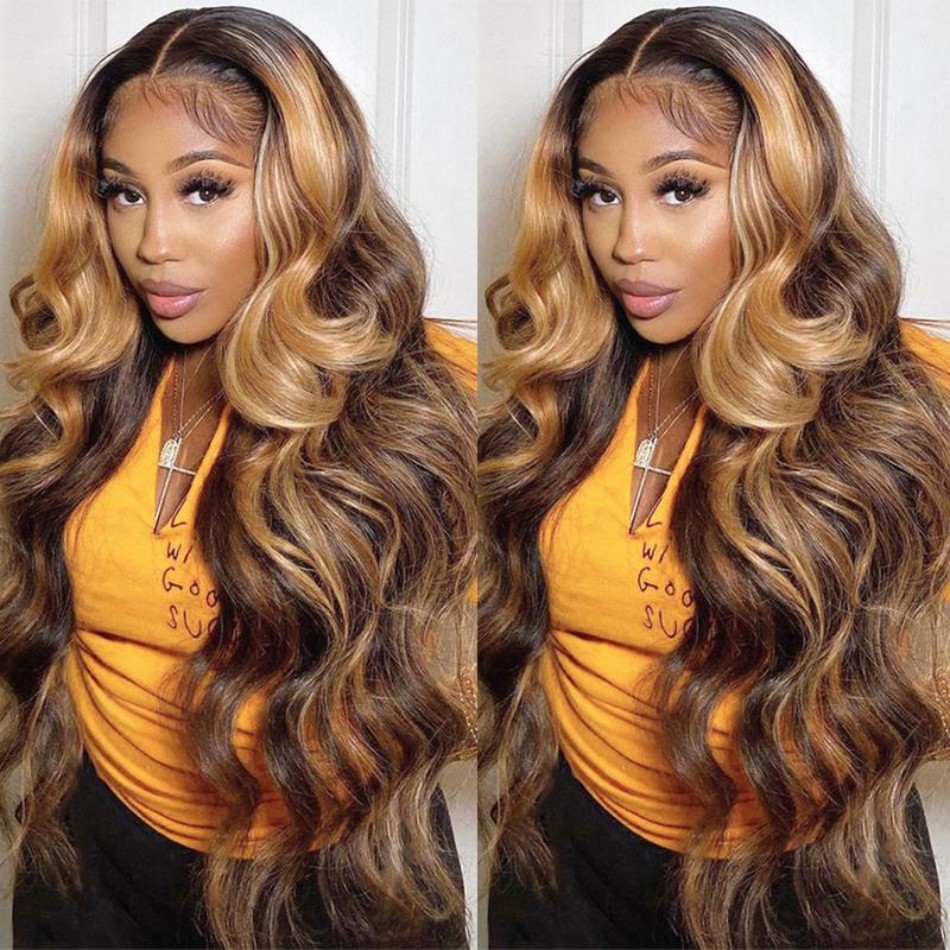 250 Density Highlight Wigs Hum - Lace Front Wigs 评论和价格