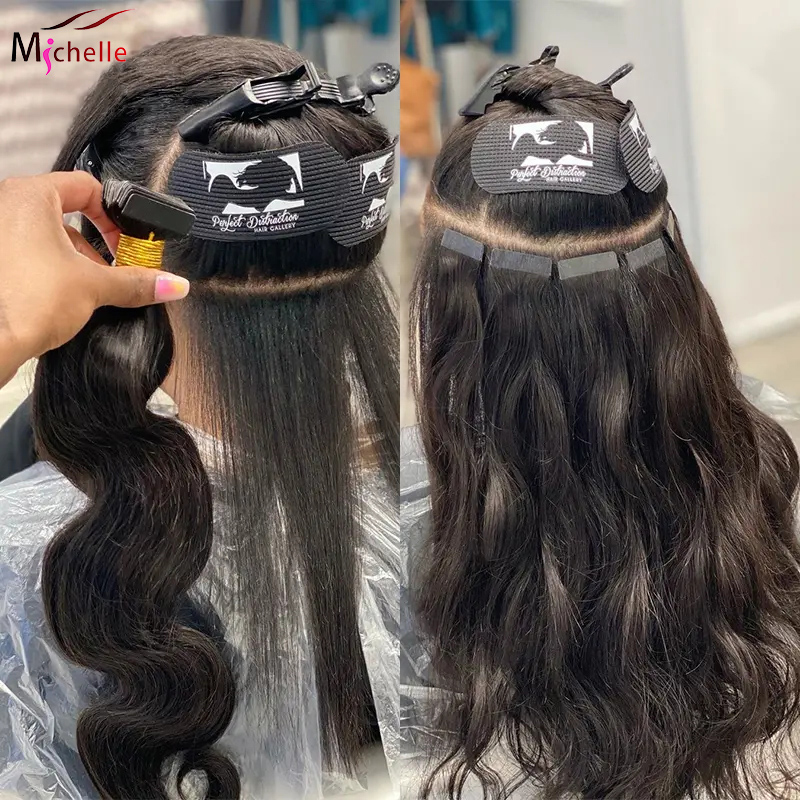 Tape In Human Hair Extensions  - Invisible Tape In Extensions Real Hair 评论和价格