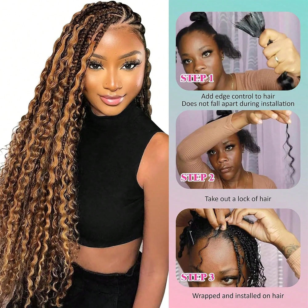 Human Braiding Hair 18 Inch 2  - Water Wave Bulk Human Hair For Braiding 评论和价格