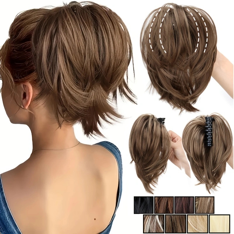 WIGSIN Synthetic Messy Bun Hai - Claw Clip Messy Bun Hair Piece 评论和价格