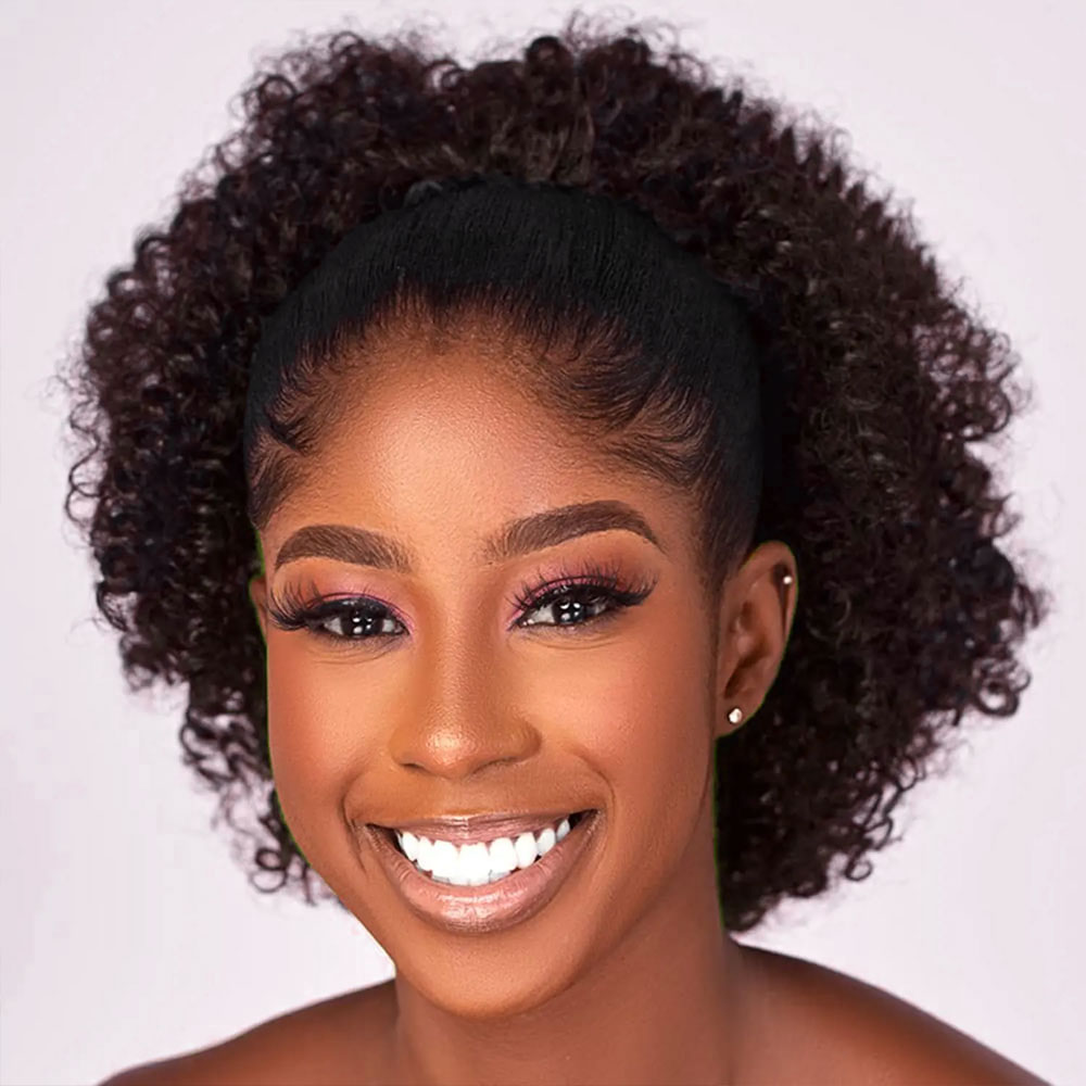 Afro Puff Kinky Curly Drawstri - Drawstring Afro Curly Puff Ponytail 评论和价格