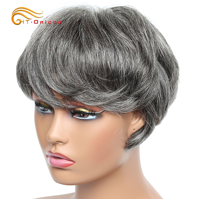 Cheap Short Wig Straight Human - Short Pixie Cut Wig Human Hair Cheap 评论和价格