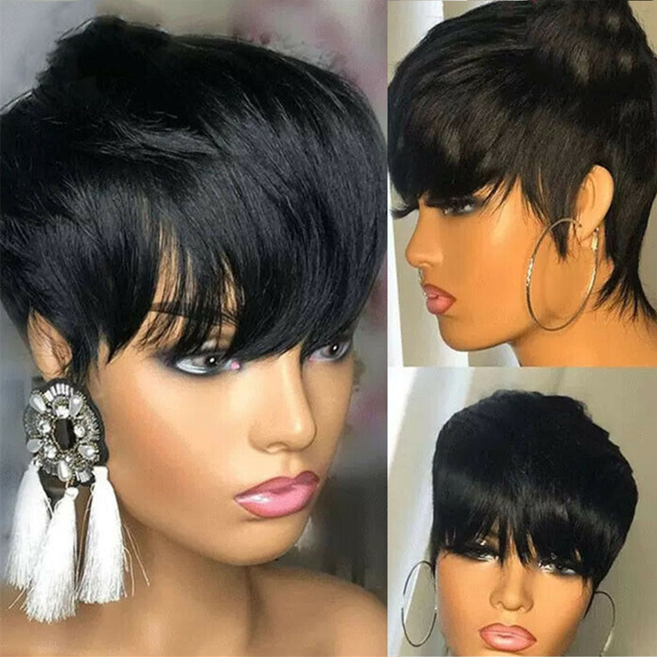 Short Pixie Cut Wig Human Hair - Short Pixie Cut Wig Human Hair Cheap 评论和价格
