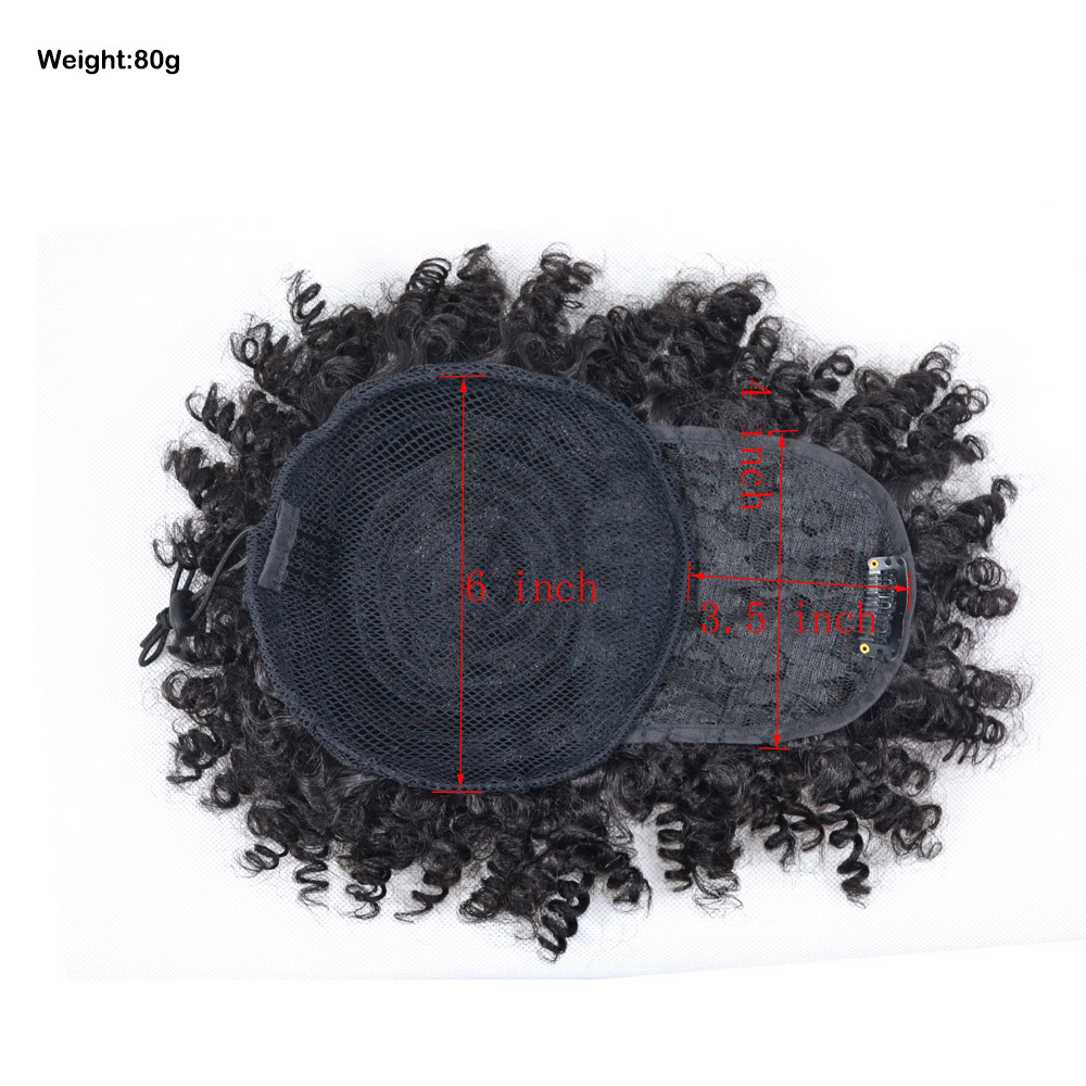 Drawstring Afro Kinky Curly Pu - Drawstring Afro Curly Puff Ponytail 评论和价格