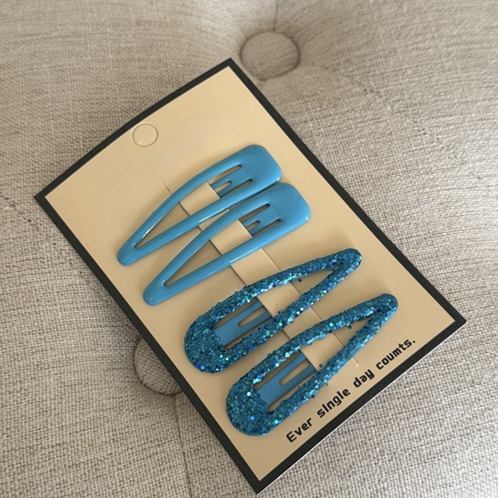Korean Style Water Drop Barret - Hair Clips 评论和价格