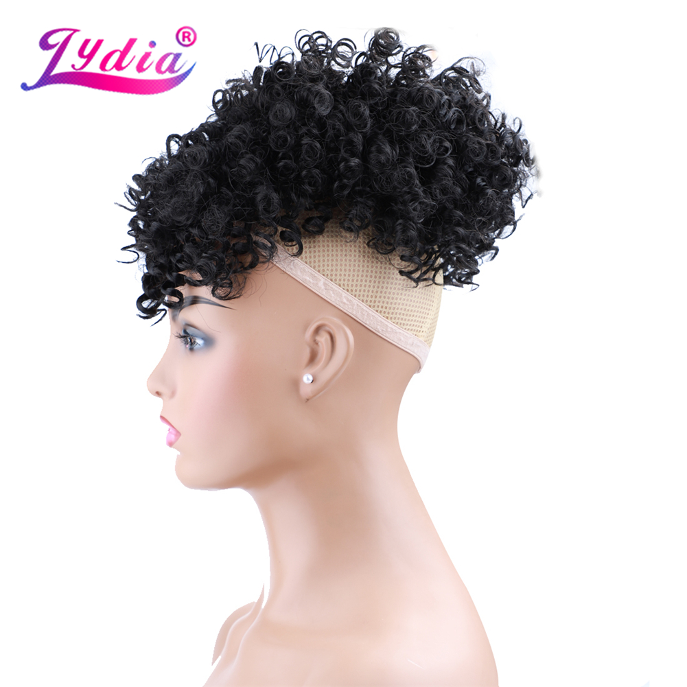 Lydia Drawstring Synthetic Hig - Drawstring Afro Curly Puff Ponytail 评论和价格