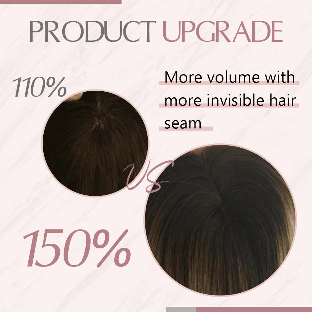 Ugeat Hair Topper Natural Huma - Invisible Tape In Extensions Real Hair 评论和价格